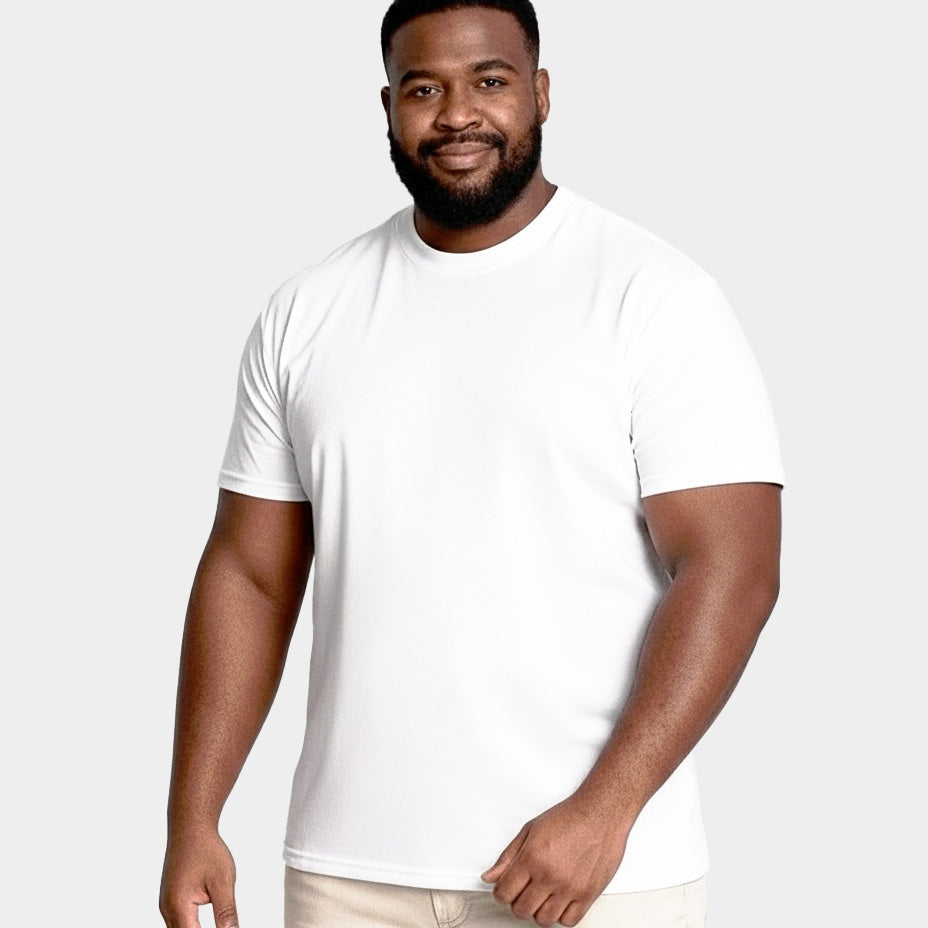 cutted signature crewneck t-shirts