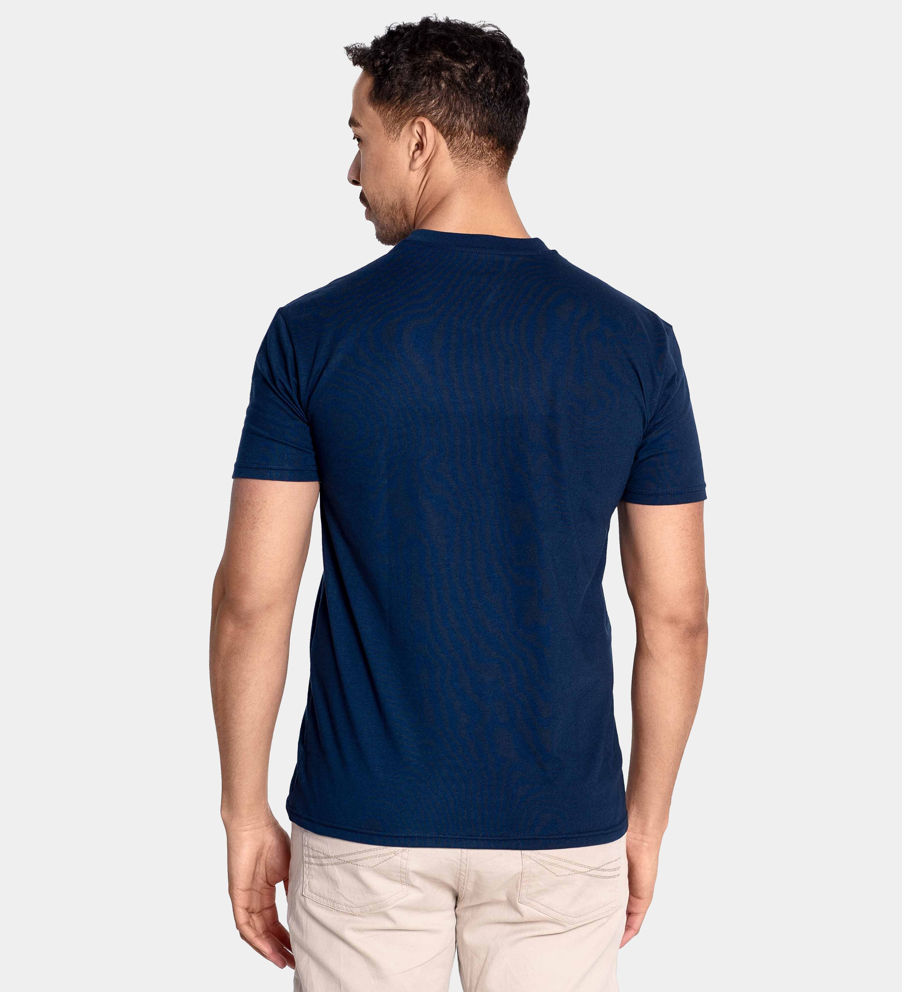 Signature T-Shirt mit V-Ausschnitt