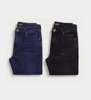Jeans 2er Pack - Indigo & Black