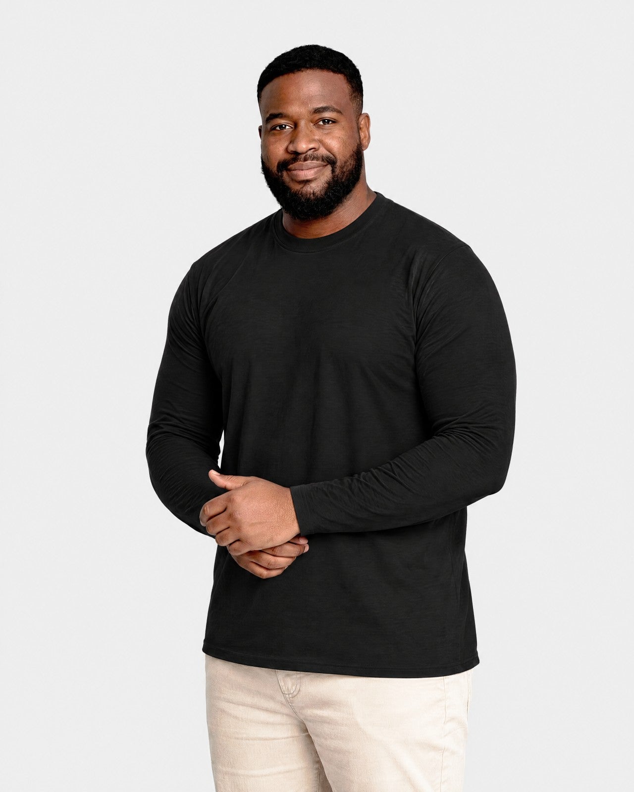Long Sleeve Essential 4er Pack