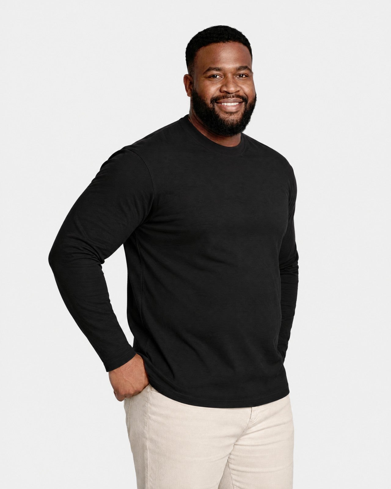 Long Sleeve Essential 4er Pack
