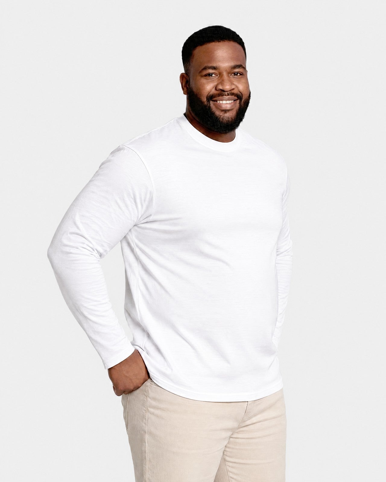 Long Sleeve Essential 4er Pack