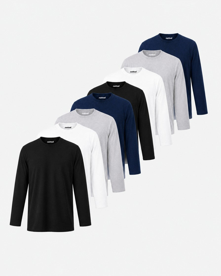 Long Sleeve Essential 8er Pack